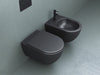SANYCCES Arc Inodoro Suspendido WCM50154BM Negro Mate