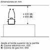 BOSCH CAMPANA INTEGRADA 60 DBB67AM60