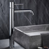 GALYON IMEX Grifo Monomando de Lavabo, Serie Monza BDM039-1, Acabado Cromo, Cartucho Cerámico 26 mm, Flexos 3/8 (Black Gun Metal GALYON IMEX Grifo Monomando de Lavabo, Serie Monza BDM039-1, Acabado Cromo, Cartucho Cerámico 26 mm, Flexos 3/8 (Black Gun Metal
