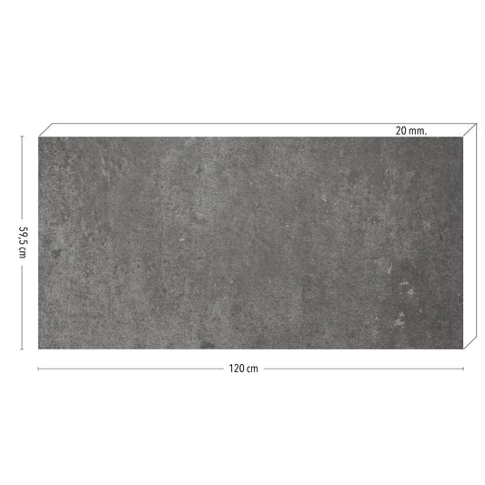 KTL Rodano Antideslizante 2.0 CAX6RODOHDHA Anthracite 60 X 120