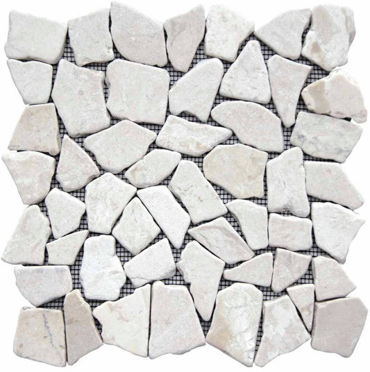 TRIP Piedra Enmallada NOABL Blanca 30 X 30