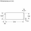BOSCH MÓDULO CALENTAMIENTO NEGRO BIC7101B1 60X14