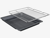 BOSCH HORNO COMPACTO CON MICROONDAS 60X45 NEGRO CMG7241B1