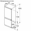 BOSCH FRIGORÍFICO COMBI INTEGRABLE KBN96ADD0