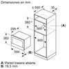 BOSCH MICROONDAS INTEGRABLE NEGRO 60X45 BFL7221B1 (IZQ)