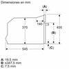 BOSCH MICROONDAS INTEGRABLE 60X45 NEGRO CEG732XB1