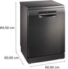 BOSCH LAVAVAJILLAS 60 LIBRE INSTALACIÓN BLACKINOX SMS4EMC06E