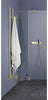 INSTAMAT JAY ORO CEPILLADO CALENTADOR DE TOALLAS ELÉCTRICO REF. JAY022 LATÓN CEPILLADO