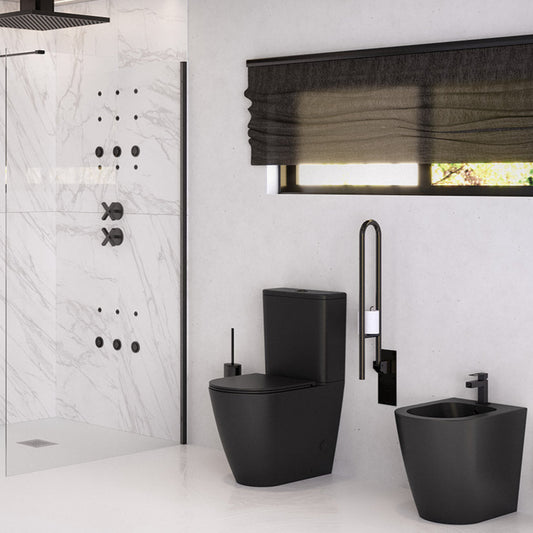Fossil Natura Nápoles Bidet a Suelo 1254 Negro Mate