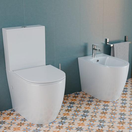 Fossil Natura Elba Bidet a Suelo 4770 Blanco Brillo
