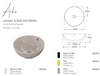 Fossil Natura Aika Lavabo Sobre Encimera 431 Oro Brillo