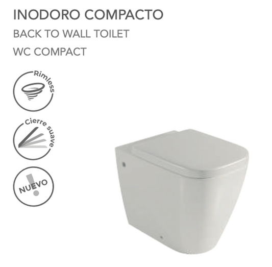 Fossil Natura Atlas Inodoro Compacto 5164 Blanco Brillo