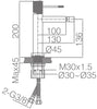 IMEX LINE BDD038-2 Cromo