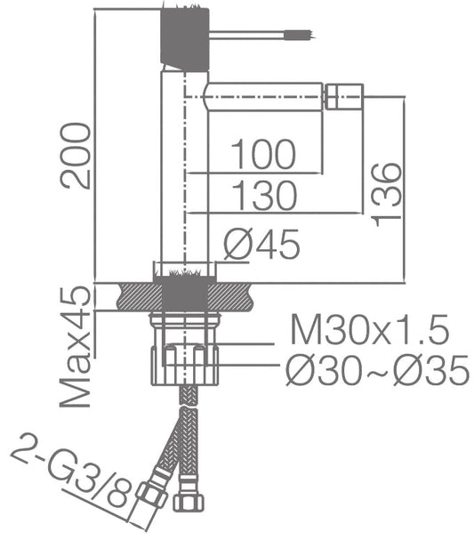 IMEX LINE BDD038-2OC Oro Cepillado