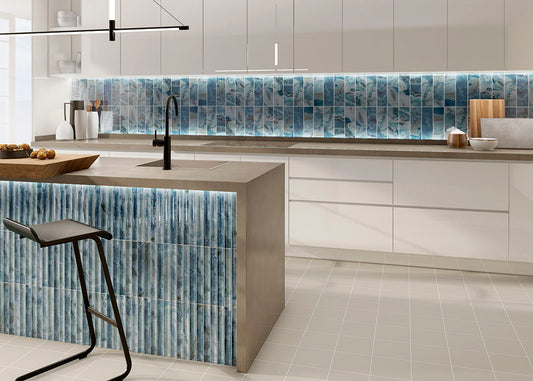 MAINZU Wave PT03874 Aqua 15 X 30