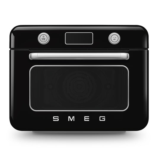 SMEG Horno sobre encimera 50`Style  COF01BLEU Negro Brillo