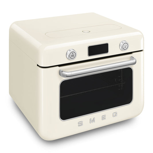 SMEG Horno sobre encimera 50`Style  COF01CREU Crema Brillo