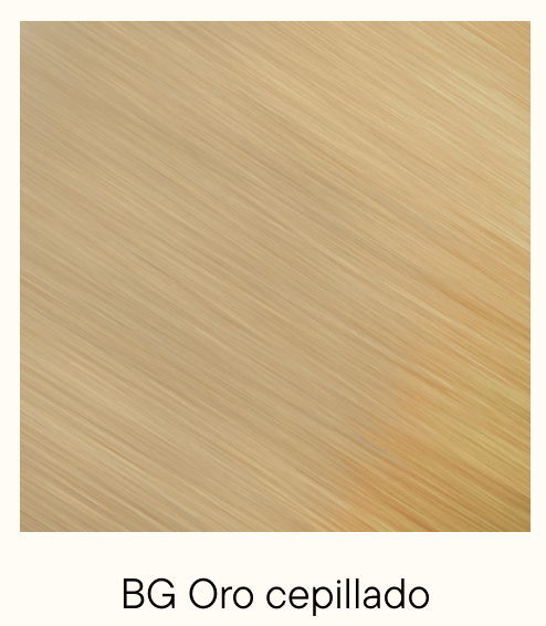 Sanycces Mampara Panel Fijo SINGLE CLEAR, perfil ORO Cepillado