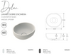 Fossil Natura Dylan Lavabo Sobre Encimera 2594 Blanco Mate