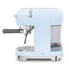 SMEG Cafetera Espresso 50`Style  ECF02PBEU Azul Brillo
