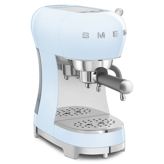 SMEG Espresso Machine 50'Style ECF02PBEU Glossy Blue