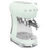 SMEG Cafetera Espresso 50`Style  ECF02PGEU Verde Agua Brillo