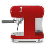 SMEG Cafetera Espresso 50`Style  ECF02RDEU Rojo Brillo