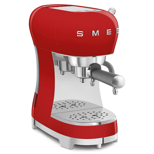 SMEG Espresso Machine 50'Style ECF02RDEU Glossy Red
