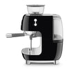 SMEG Espresso Machine 50'Style EGF03BLEU Glossy Black