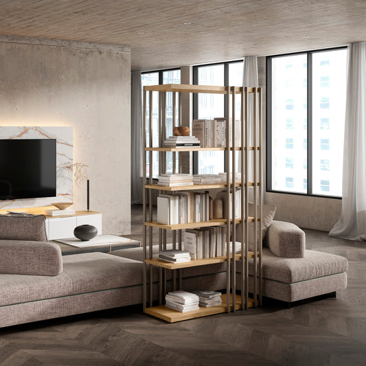 RODRI DISEÑO Estantería DINÁMIKA 100 Roble-Taupe