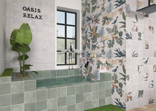 Mainzu Bali Stone PT03097 Mural Samui de 36 piezas 20 X 20