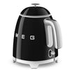 SMEG Mini Hervidor Electrico 50`Style  KLF05BLEU Negro Brillo