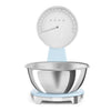 SMEG Kitchen Scale 50'Style KSF01PBWW Glossy Blue