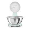 SMEG Kitchen Scale 50'Style KSF01PGWW Glossy Aqua Green