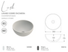 Fossil Natura Lush Lavabo Sobre Encimera 2588 Blanco Mate
