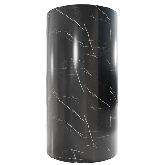Fossil Natura Líjar Lavabo con Pedestal 4794 Negro Mate Marmolado