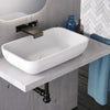 Fossil Natura Lika Lavabo Sobre Encimera 2627 Blanco Mate