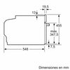 BOSCH HORNO COMPACTO CON MICROONDAS 60X45 NEGRO CMG7241B1