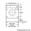 BOSCH BUILT-IN WASHING MACHINE WIW28302ES 