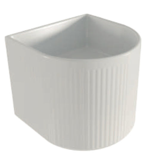 Fossil Natura Nuru Lavabo Suspendido 4362 Blanco Brillo