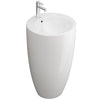 Fossil Natura Bolonia Lavabo con Pedestal 470 Blanco Brillo