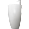 Fossil Natura Bolonia Lavabo con Pedestal 470 Blanco Brillo