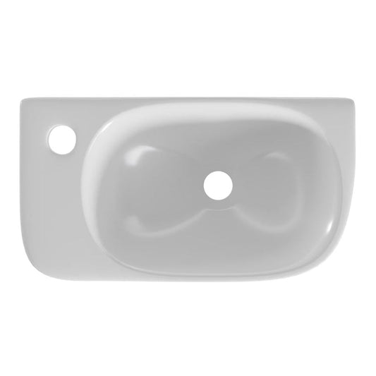 Fossil Natura Eiko Grifo Derecha Lavabo Suspendido 5073 Blanco Brillo