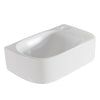 Fossil Natura Eiko Grifo Derecha Lavabo Suspendido 5073 Blanco Brillo