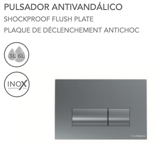 Fossil Natura Vandal-Resistant Push Button 24 Stainless Steel