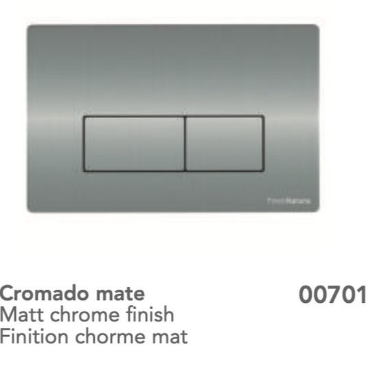 Fossil Natura Texas 701 Matte Chrome Stainless Steel Push Button