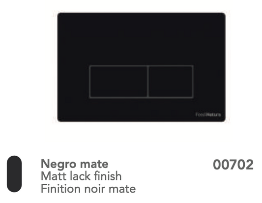 Fossil Natura Texas 702 Matte Black Stainless Steel Push Button