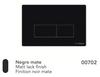 Fossil Natura Texas 702 Matte Black Stainless Steel Push Button