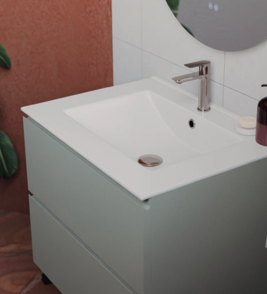 Fossil Natura Qoor Lavabo Sobre Mueble 171 Blanco Brillo