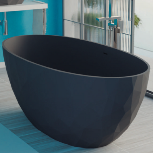 Fossil Natura Saiko Bañera Exenta 5064 Negro Mate